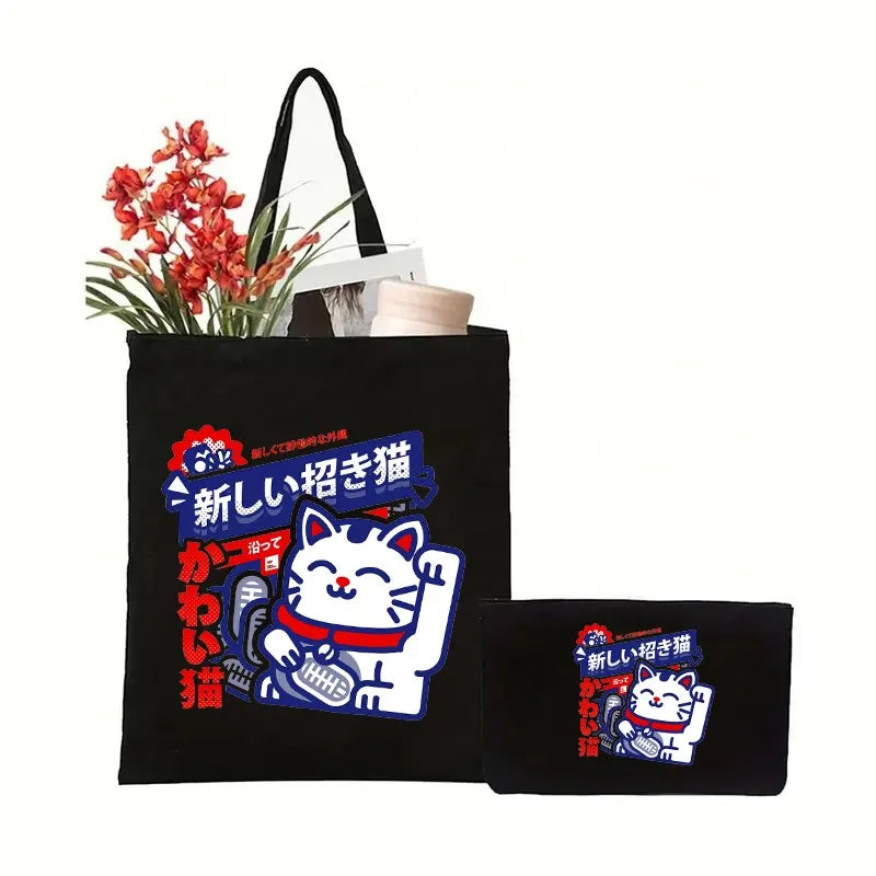 Tote bag maneki neko