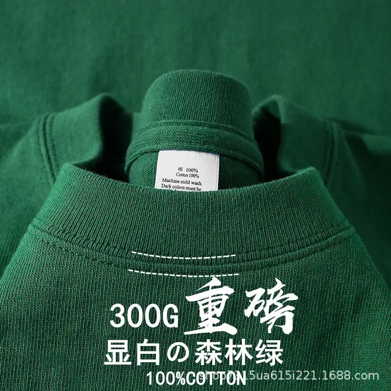 T-shirt oversize tissu épais