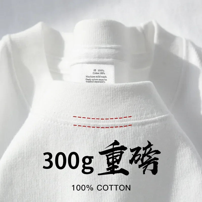 T-shirt oversize tissu épais