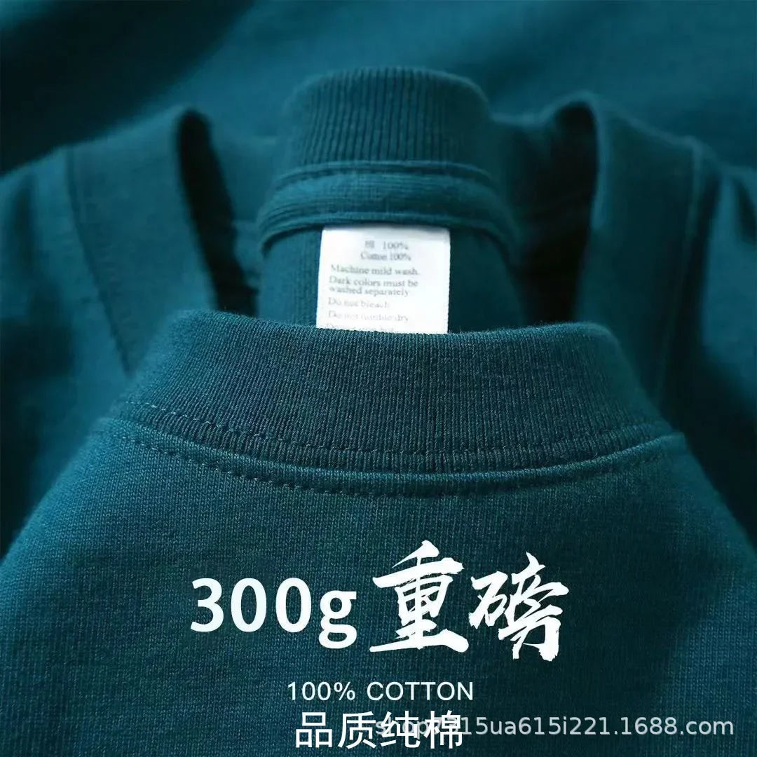 T-shirt oversize tissu épais