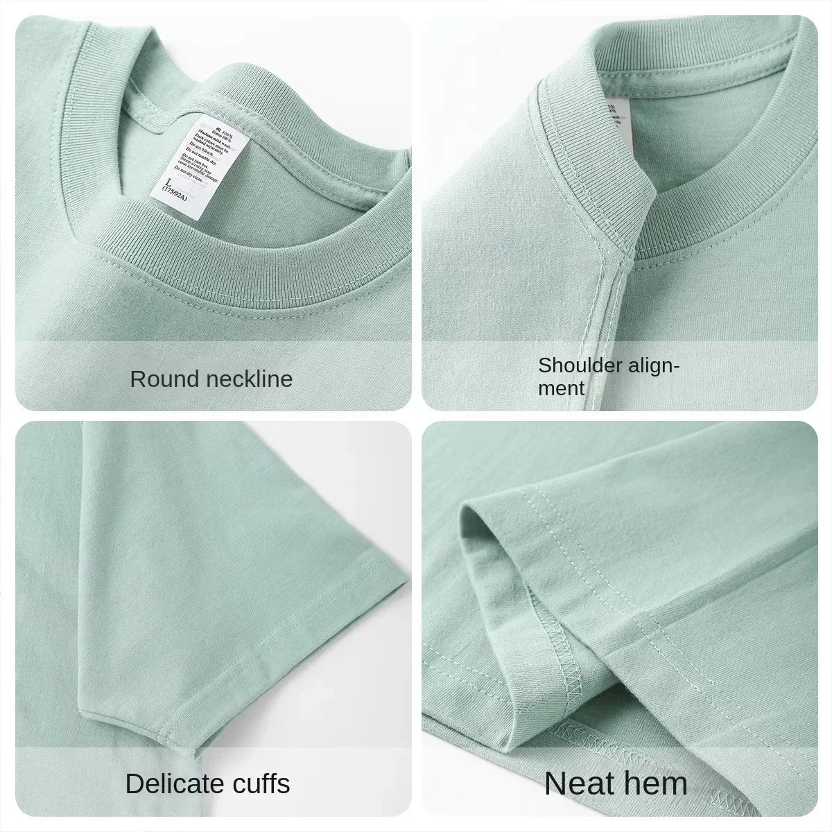 T-shirt oversize tissu épais