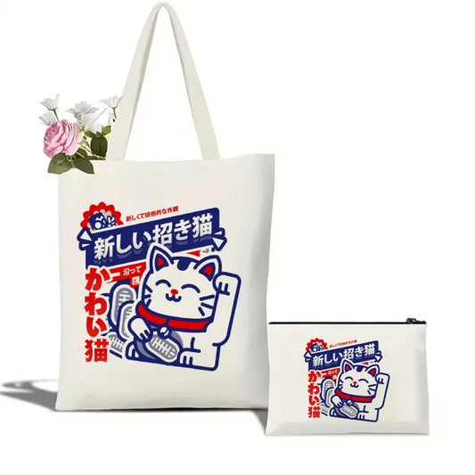 Tote bag maneki neko